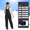 New Children One-piece Ski Pants Thickened Warm Boys Girls Outdoor New Children One-piece Ski Pants Thickened Warm Boys Girls Outdoor