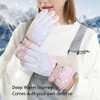 Winter Ski Gloves Ladies Full Finger Plus Velvet Warm Waterproof