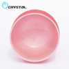 8" Note C Root Red Colored Frosted Quartz Crystal Singing Bowl