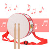 Yibuy Wood Drum 8inch w/ Adjustable Strap Drumstick Percussion