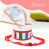 Yibuy Wood Drum 8inch w/ Adjustable Strap Drumstick Percussion