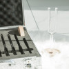 One Set 8pcs Octave Clear Quartz Crystal Singing Tuning Fork With C D