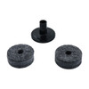 12Pcs/set Durable Quick Release Cymbal Stand Wing Nut Drum Felt Pad