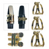Gold Zinc Alloy Alto/ Tenor/ Soprano Saxophone Sax Ligature