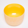 8" Note E Solar Plexus Chakra Inside Yellow Colored Frosted Quartz