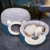 Pet Cat House Sleep Bed Small Dog Winter Warm Cushion Puppy Soft Nest Mat Kitten Sleeping Tent Pet Cats Kennel Dog Enclosed Cave