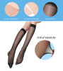 5pair=10pcs Summer Transparent Thin Stockings Nylon Female Ladies Over