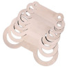 8PCS/Set Saxophone Pad Leveling Rings Sax Leveling Tool Pads Repair