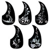 10 Pcs 40/41 Inch Folk Classical Guitar Sound Hole Stickers Water Drop