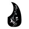 10 Pcs 40/41 Inch Folk Classical Guitar Sound Hole Stickers Water Drop