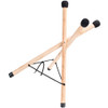 Folding Bracket Wooden Hand Drum Holder Portable Tongue Tripod Display