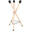 Folding Bracket Wooden Hand Drum Holder Portable Tongue Tripod Display