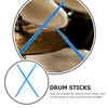 Drumstick Jazz 5a Drumsticks Classic Percussion Tool Supply Nylon