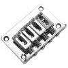 4 String Chrome Hard Tail Adjustable Bridge| |
