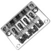 4 String Chrome Hard Tail Adjustable Bridge| |