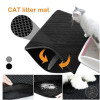 Vealind Cat Scrapers Litter Mat Washable Pet Cats Bed Anti-slip Sand Double-layer EVA Material Cats Tray Mat