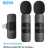 Boya By-v New Wireless Lavalier Lapel Microphone Audio Video Recording