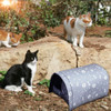 Winter Cat House For Outdoor Cats Waterproof Rainproof Sunscreen Warm Foldable Cat House Stray Cats Shelter