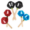 Wooden Hand cranked Sand Hammer Sand Rattles Ball Toy Kids Orff