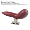 Bassoon Hand Saddle Holder Plastic Thumb Rest With Metal Bracket