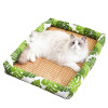 Summer Cat Bed Mat Lightweight Breathable Pet Rattan Mat Ice Blankets Nest Cat Houses Supplies Small Dogs Cushion Pillow