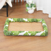 Summer Cat Bed Mat Lightweight Breathable Pet Rattan Mat Ice Blankets Nest Cat Houses Supplies Small Dogs Cushion Pillow