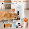 Candco 4L Automatic Cat Feeder with Camera 1080P HD Video APP Control Voice Recorder Auto Pet Feeder Cat Dog Food Dispenser