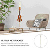 Guitar Storage Mesh Bag Cotton Linen Hanger Handwoven Instrument Decor