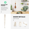Guitar Storage Mesh Bag Cotton Linen Hanger Handwoven Instrument Decor