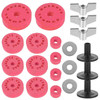 Metal Brackets Drum Pads Cymbals Supplies Useful EVA Accessory Nut Metal Brackets Drum Pads Cymbals Supplies Useful EVA Accessory Nut