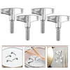 4 Pcs Metal Holder Cymbal Quick Release Nuts Button Drum Stand Wing