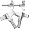 4 Pcs Metal Holder Cymbal Quick Release Nuts Button Drum Stand Wing