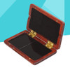 Walnut Reed Case Box Holder Breathable for Saxophone Clarinet (Dark
