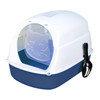 Hooded Cat Litter Box Enclosed and Covered Cat Toilet Detachable with Front Door Anti Splashing Cat Litter Tray for Indoor Cats
