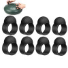 8Set Hard Tongue Drum Finger Set Percussion Drum Accessories Kong Ling