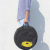 Tote Bag Black Cymbal Pockets Round Case Drum Portable Instrument