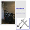 6pcs Drum Set Hardware Drum Screw Tension Rods Percussion Instrument