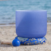 8 Inch A Third eye Chakra Indigo Chakra Quartz Crystal Singing Bowl