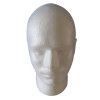 Male Wig Display Cosmetology Mannequin Head Stand Model Foam White| |