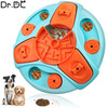 Dr.DC Dog Toys Slow Feeder Interactive Increase Puppy IQ Food Dispenser Slowly Eating NonSlip Bowl Pet Puzzle Cat Training Game