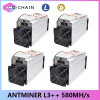 Multiple Set Option Antminer L3++( With Power Supply And Cable)scrypt