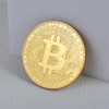 10pc/lot Gold Crypto Coin Commemoration, Btc Token With Case, Fake
