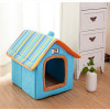 Hot sale  Large Pet Dog Bed cat house cave Comfortable Print  Kennel Mat For Pet Puppy Winter Summer Foldable Cat Bed Pet Supply