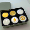 6pcs Bitcoins +metal Box Shiba Dogecoin Gold/silver Coins Collectibles