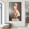 Marilyn Monroe Canvas Painting Sexy Lady Women Posters Wall Art