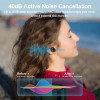 QCY HT07 ANC Wireless Earphones 40dB Noise Cancelling TWS Earbuds 6 Mic AI HD Call Bluetooth 5.2 HiFi Headphone 32H Playback