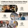 QCY HT07 ANC Wireless Earphones 40dB Noise Cancelling TWS Earbuds 6 Mic AI HD Call Bluetooth 5.2 HiFi Headphone 32H Playback