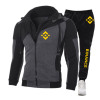 Binance Crypto 2023 Men's New Diagonal Zipper Hoodie Tracksuit Hooded