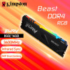 New Kingston Fury Beast Rgb Memory Ddr4 8gb 16g 3600mhz Pc Ram Memoria