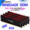 Kingston DDR4 3200 3600 MHz 8GB 16G RGB Memory FURY Renegade D4 AMD